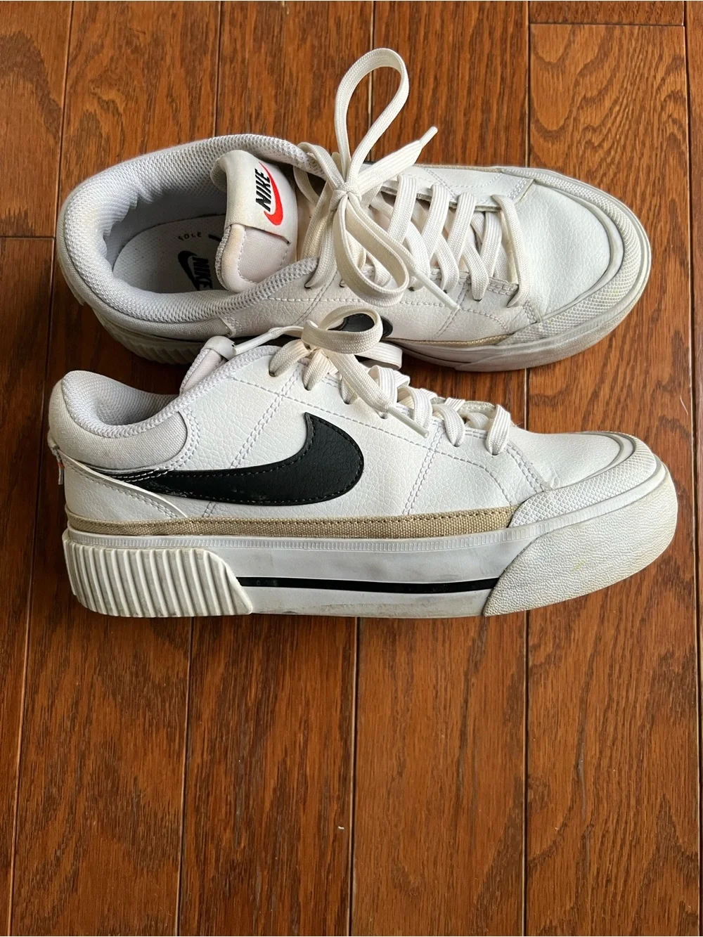 Nike Court Legacy Lift Platform Sneakers - Picture 1 of 3